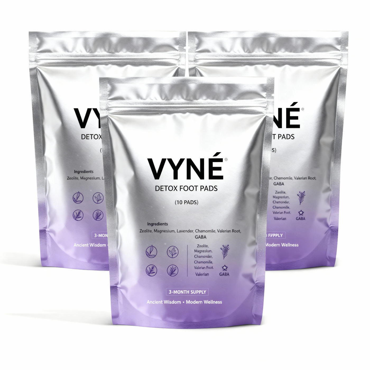 VYNÉ Detox Foot Pads – Nighttime Cleansing & Relaxation Pads